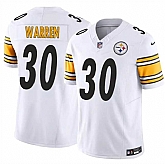 Men's Pittsburgh Steelers #30 Jaylen Warren White 2025 F.U.S.E. Vapor Limited Stitched Jersey Dzhi,baseball caps,new era cap wholesale,wholesale hats