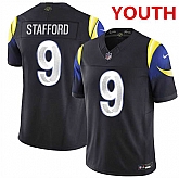 Youth los angeles rams #9 matthew stafford midnight blue 2025 F.U.S.E. 'Rivalries' vapor limited stitched jersey Dzhi,baseball caps,new era cap wholesale,wholesale hats