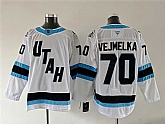 Men's Utah Mammoth #70 Karel Vejmelka White 2025 Stitched Jersey,baseball caps,new era cap wholesale,wholesale hats