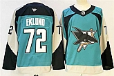 Men's San Jose Sharks #72 William Eklund Teal 2025 Alternate Stitched Hockey Jersey,baseball caps,new era cap wholesale,wholesale hats