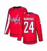 Men's Washington Capitals #24 Connor McMichael Red Home Hockey Jersey Dzhi,baseball caps,new era cap wholesale,wholesale hats