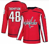 Men's Washington Capitals #48 Logan Thompson Authentic Red Home Jersey Dzhi,baseball caps,new era cap wholesale,wholesale hats