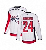 Men's Washington Capitals #24 Connor McMichael White Away Hockey Jersey Dzhi,baseball caps,new era cap wholesale,wholesale hats