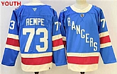 Youth new york rangers #73 matt rempe blue 2025 stitched hockey jersey,baseball caps,new era cap wholesale,wholesale hats