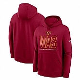 Men's Washington Commanders Burgundy Busted Play Club Fleece Pullover Hoodie,baseball caps,new era cap wholesale,wholesale hats