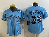 Women's Toronto Blue Jays #39 Trey Yesavage Blue 2025 World Series Cool Base Stitched Jersey(Run Small),baseball caps,new era cap wholesale,wholesale hats