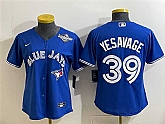 Women's Toronto Blue Jays #39 Trey Yesavage Royal 2025 World Series Cool Base Stitched Jersey(Run Small),baseball caps,new era cap wholesale,wholesale hats