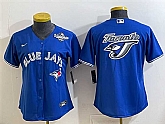 Women's Toronto Blue Jays Team Big Logo Royal 2025 World Series Cool Base Stitched Jersey(Run Small),baseball caps,new era cap wholesale,wholesale hats