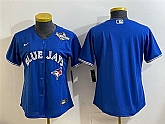 Women's Toronto Blue Jays Blank Royal 2025 World Series Cool Base Stitched Jersey(Run Small),baseball caps,new era cap wholesale,wholesale hats