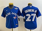 Youth Toronto Blue Jays #27 Vladimir Guerrero Jr. Royal 2025 World Series Cool Base Stitched Jersey,baseball caps,new era cap wholesale,wholesale hats