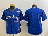 Youth Toronto Blue Jays Blank Royal 2025 World Series Cool Base Stitched Jersey,baseball caps,new era cap wholesale,wholesale hats