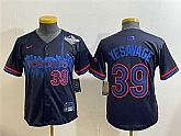 Youth Toronto Blue Jays #39 Trey Yesavage Navy 2025 World Series City Connect Limited Stitched Jersey,baseball caps,new era cap wholesale,wholesale hats