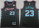 Men's Chicago Bulls #23 Michael Jordan Black 2025-26 City Edition Stitched Jersey,baseball caps,new era cap wholesale,wholesale hats
