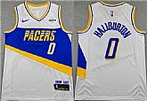 Men's Indiana Pacers #0 Tyrese Haliburton White 2025-26 City Edition Stitched Jersey,baseball caps,new era cap wholesale,wholesale hats
