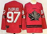 Men's Canada Hockey #97 Connor McDavid Red Stitched Jersey,baseball caps,new era cap wholesale,wholesale hats