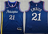 Men's Philadelphia 76ers #21 Joel Embiid Navy 2025-26 City Edition Stitched Jersey,baseball caps,new era cap wholesale,wholesale hats