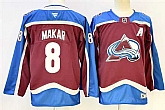 Men's Colorado Avalanche #8 Cale Makar Burgundy 2024-25 With A Patch Stitched Jersey,baseball caps,new era cap wholesale,wholesale hats