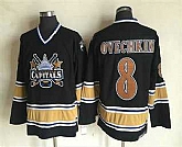 Men's Washington Capitals #8 Alex Ovechkin 2000-01 Black CCM Vintage Throwback Jersey,baseball caps,new era cap wholesale,wholesale hats
