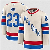 Men's New York Rangers #23 Adam Fox Cream 2026 Winter Classic Stitched Hockey Jersey Dzhi,baseball caps,new era cap wholesale,wholesale hats