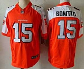 Men's Denver Broncos #15 Nik Bonitto Orange Thanksgiving FUSE Vapor Jersey,baseball caps,new era cap wholesale,wholesale hats