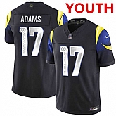 Youth los angeles rams #17 davante adams Black 2025 F.u.s.e. 'rivalries' Vapor Limited Stitched Jersey Dzhi,baseball caps,new era cap wholesale,wholesale hats