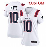 Women's New England Patriots Custom White Vapor Untouchable Stitched Jersey,baseball caps,new era cap wholesale,wholesale hats