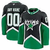 Men's Dallas Stars Active Player Custom Black 2025-26 Alternate Stitched Hockey Jersey,baseball caps,new era cap wholesale,wholesale hats