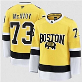 Men's Boston Bruins #73 Charlie McAvoy Gold 2026 Stadium Series Stitched Jersey Dzhi,baseball caps,new era cap wholesale,wholesale hats