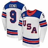 Men's USA #9 Jack Eichel White 2026 Stitched Jersey Dzhi,baseball caps,new era cap wholesale,wholesale hats