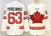 Men's Canada #63 Brad Marchand White Stitched Jersey,baseball caps,new era cap wholesale,wholesale hats