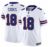 Men's Buffalo Bills #18 Brandin Cooks White 2025 F.U.S.E. Vapor Untouchable Limited Stitched Jersey Dzhi,baseball caps,new era cap wholesale,wholesale hats