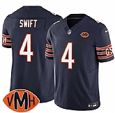 Men's Chicago Bears #4 D'Andre Swift Navy 2025 F.U.S.E. With Illinois and VMH Patch Vapor Untouchable Limited Stitched Jersey Dzhi,baseball caps,new era cap wholesale,wholesale hats