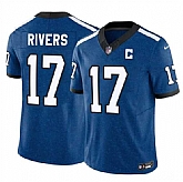Men's Indianapolis Colts #17 Philip Rivers Blue 2025 F.U.S.E. Throwback Vapor Limited Stitched Jersey Dzhi,baseball caps,new era cap wholesale,wholesale hats