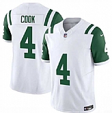 Men's New York Jets #4 Brady Cook White 2025 F.U.S.E. Classic Alternate Vapor Untouchable Limited Stitched Jersey Dzhi,baseball caps,new era cap wholesale,wholesale hats