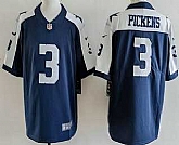 Men's Dallas Cowboys #3 George Pickens Limited Navy Alternate Vapor Jersey,baseball caps,new era cap wholesale,wholesale hats