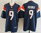 Men's Denver Broncos #9 Talanoa Hufanga Limited Navy Vapor Jersey,baseball caps,new era cap wholesale,wholesale hats