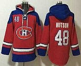Men's Montreal Canadiens #48 Lane Hutson Red Ageless Must Have Lace Up Pullover Hoodie,baseball caps,new era cap wholesale,wholesale hats