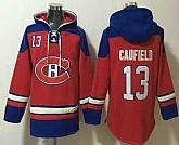 Men's Montreal Canadiens #13 Cole Caufield Red Ageless Must Have Lace Up Pullover Hoodie,baseball caps,new era cap wholesale,wholesale hats