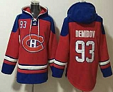 Men's Montreal Canadiens #93 Ivan Demidov Red Ageless Must Have Lace Up Pullover Hoodie,baseball caps,new era cap wholesale,wholesale hats
