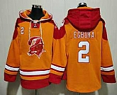 Men's Tampa Bay Buccaneers #2 Emeka Egbuka Orange Ageless Must Have Lace Up Pullover Hoodie,baseball caps,new era cap wholesale,wholesale hats