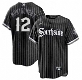 Men's Chicago White Sox #12 Colson Montgomery City Connect Cool Base Stitched Jersey Dzhi,baseball caps,new era cap wholesale,wholesale hats