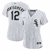 Women's Chicago White Sox #12 Colson Montgomery White Cool Base Stitched Jersey Dzhi,baseball caps,new era cap wholesale,wholesale hats