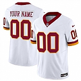 Men's Washington Commanders Active Player Custom White 2025 F.U.S.E. Throwback Vapor Limited Football Stitched Jersey,baseball caps,new era cap wholesale,wholesale hats