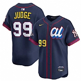 Men's American League #99 Aaron Judge Navy 2025 All-Star Edition Limited Stitched Baseball Jersey,baseball caps,new era cap wholesale,wholesale hats