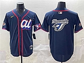 Men's American League Toronto Blue Jays Team Big Logo Navy 2025 All-Star Edition Limited Stitched Baseball Jersey,baseball caps,new era cap wholesale,wholesale hats