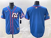 Men's National League Atlanta Braves Blank Blue 2025 All-Star Edition Limited Stitched Baseball Jersey,baseball caps,new era cap wholesale,wholesale hats