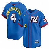 Men's National League #4 Pete Crow-Armstrong Blue 2025 All-Star Edition Limited Stitched Baseball Jersey,baseball caps,new era cap wholesale,wholesale hats