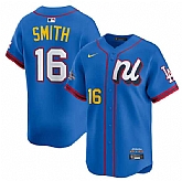 Men's National League #16 Will Smith Blue 2025 All-Star Edition Limited Stitched Baseball Jersey,baseball caps,new era cap wholesale,wholesale hats