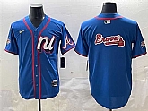 Men's National League Atlanta Braves Team Big Logo Blue 2025 All-Star Edition Limited Stitched Baseball Jersey,baseball caps,new era cap wholesale,wholesale hats