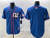 Men's National League Los Angeles Dodgers Blank Blue 2025 All-Star Edition Limited Stitched Baseball Jersey,baseball caps,new era cap wholesale,wholesale hats